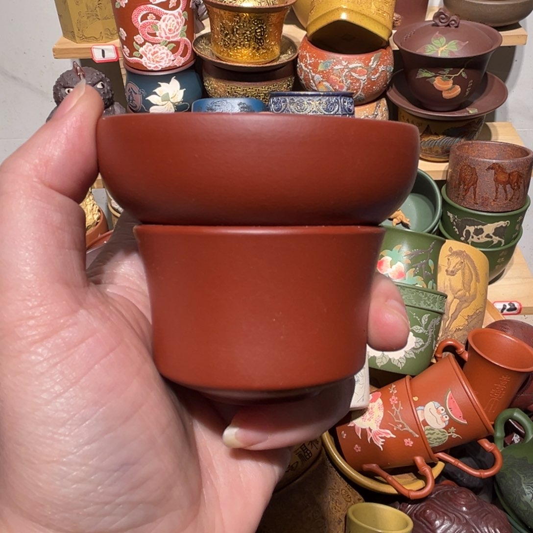 紫砂茶杯宜兴紫砂主人杯