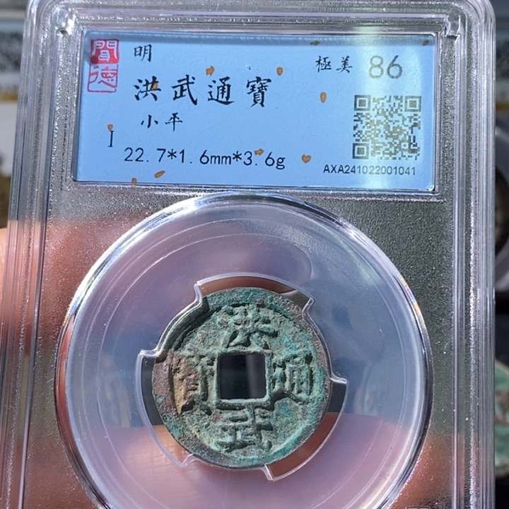 铜5洪武通宝闻德86 1041