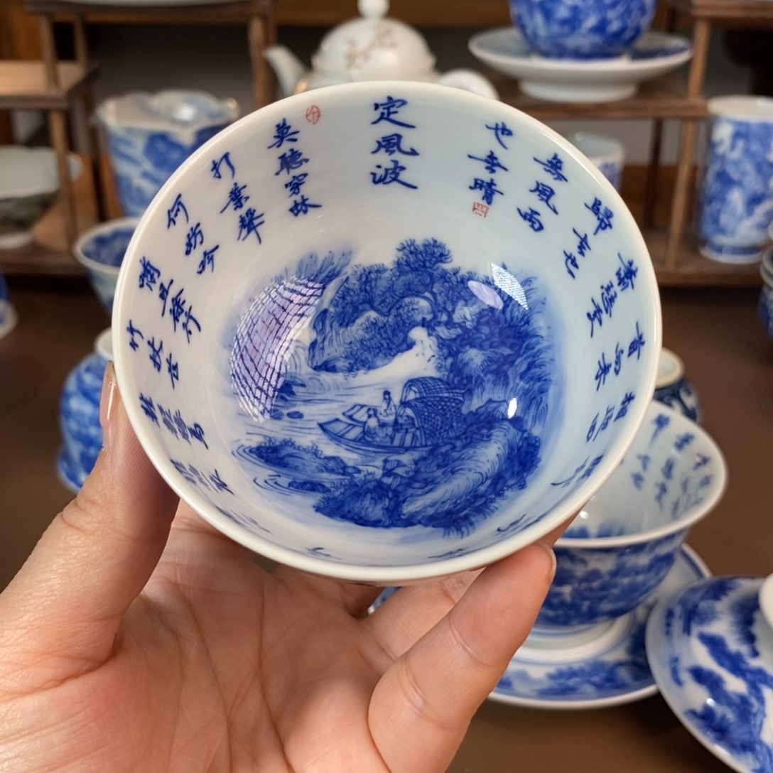 景德镇陶瓷手工手绘
