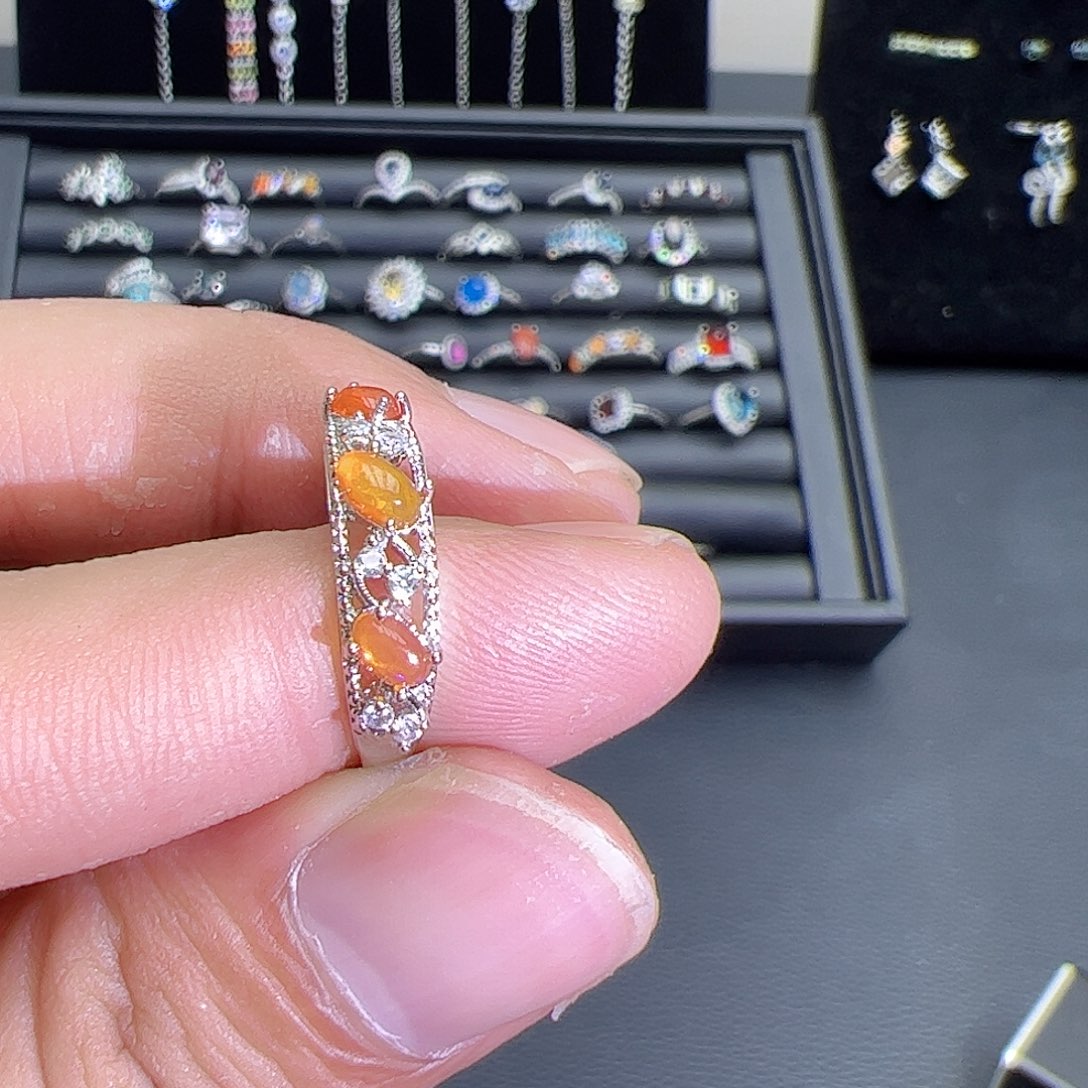 紫晶珠宝半成品银S925镶嵌