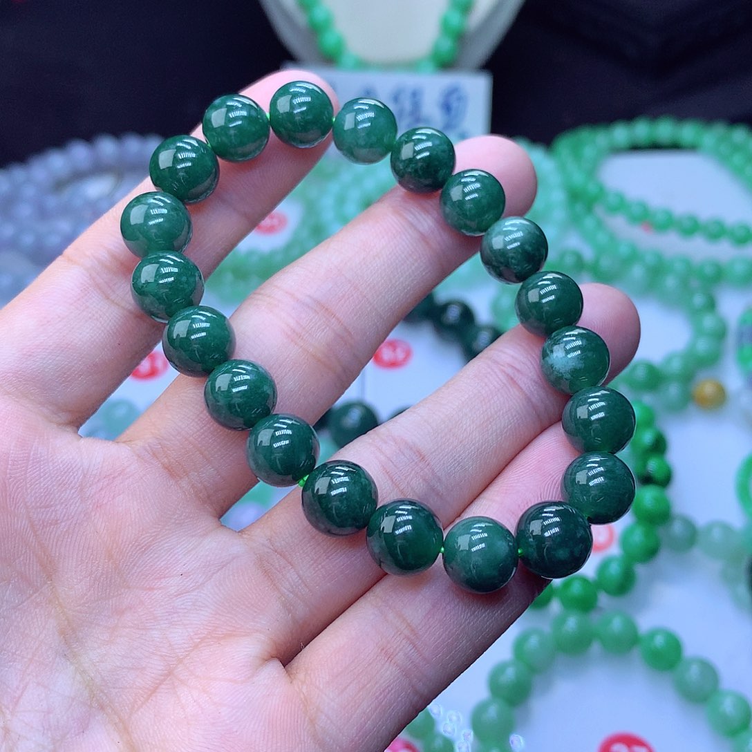 翡翠毛衣链未镶嵌9.6