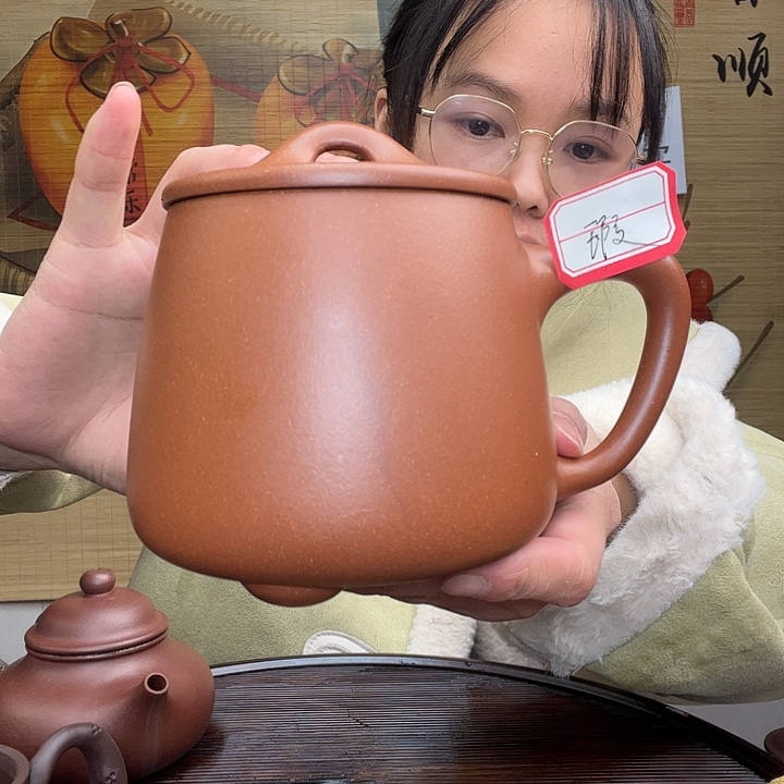 紫砂茶杯原矿紫砂杯