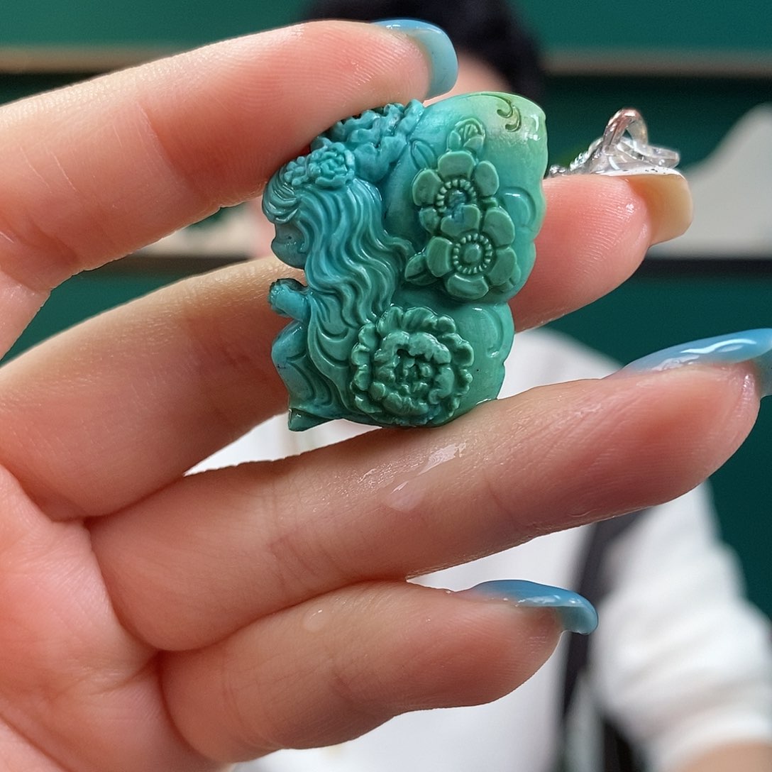 绿松石珠宝奇石未镶嵌