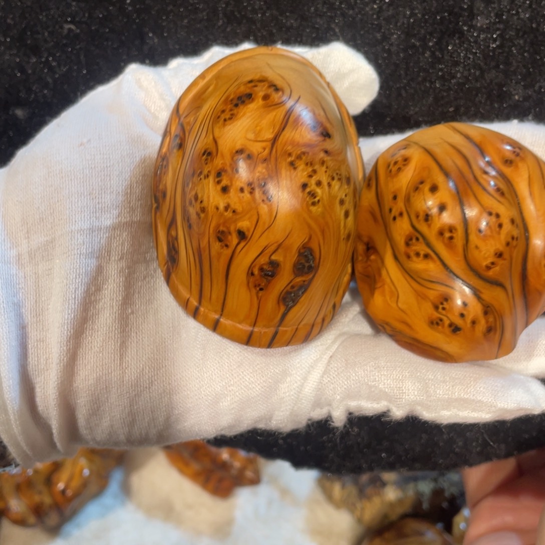 茶***礼崖柏太行崖柏陈化瘤富甲手把件