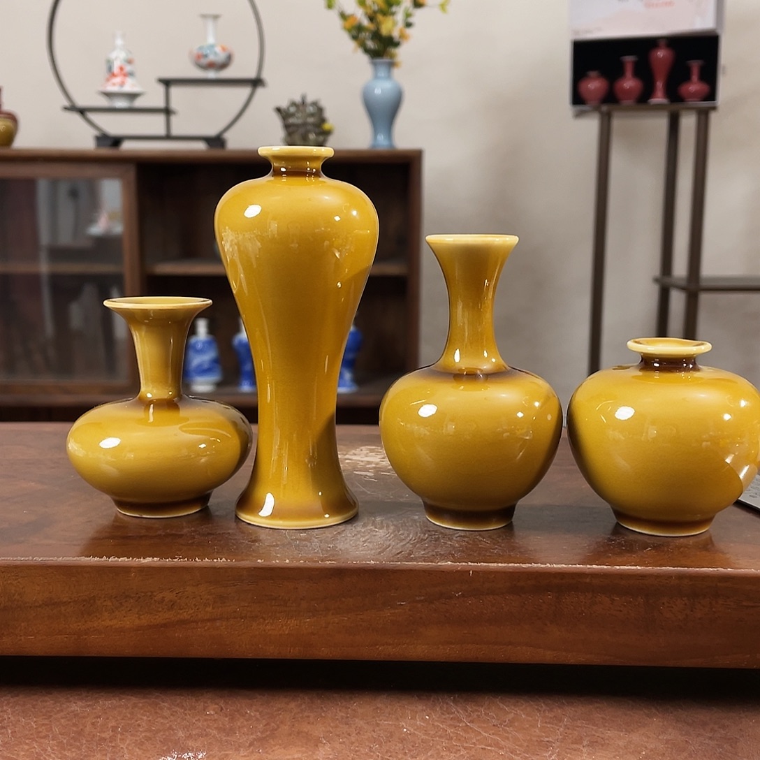 陶瓷花瓶陶瓷花瓶摆件创意