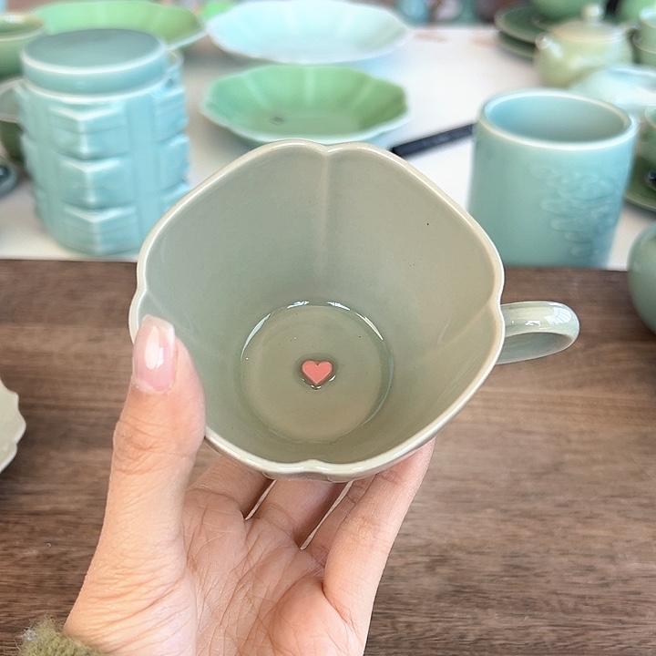 小米茶器龙泉青瓷