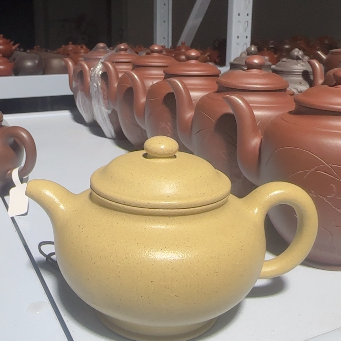 紫砂茶壶黄龙山本山绿掇只