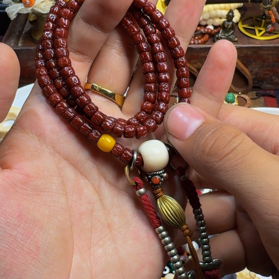 颈饰玻璃藏传琉璃小元素