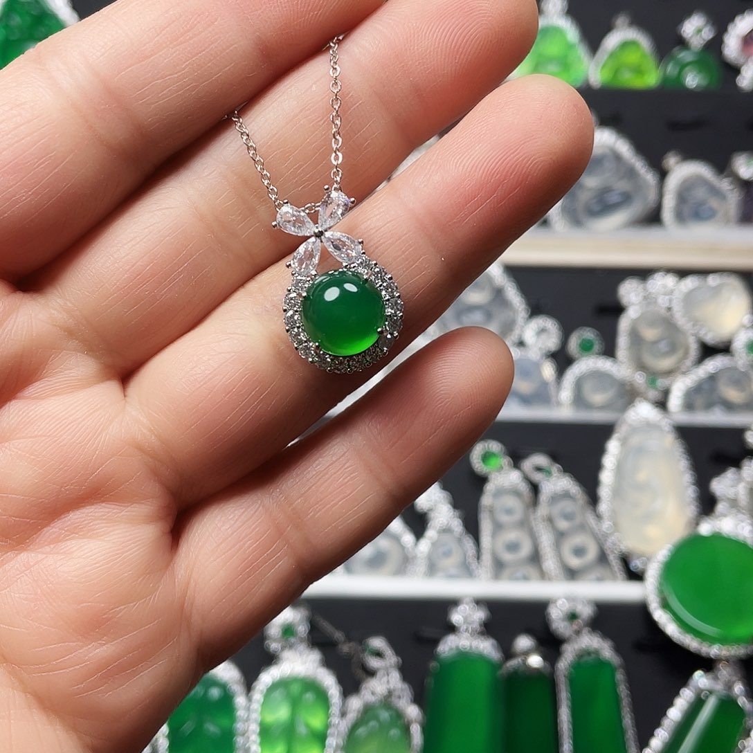 玛瑙/玉髓颈饰合金