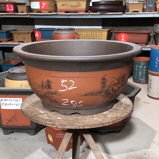 紫砂紫砂花盆包邮