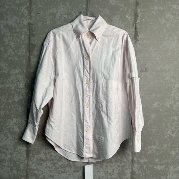 未使用 WE11 DONE 38*1/TB粉色条纹衬衣/13785/JP