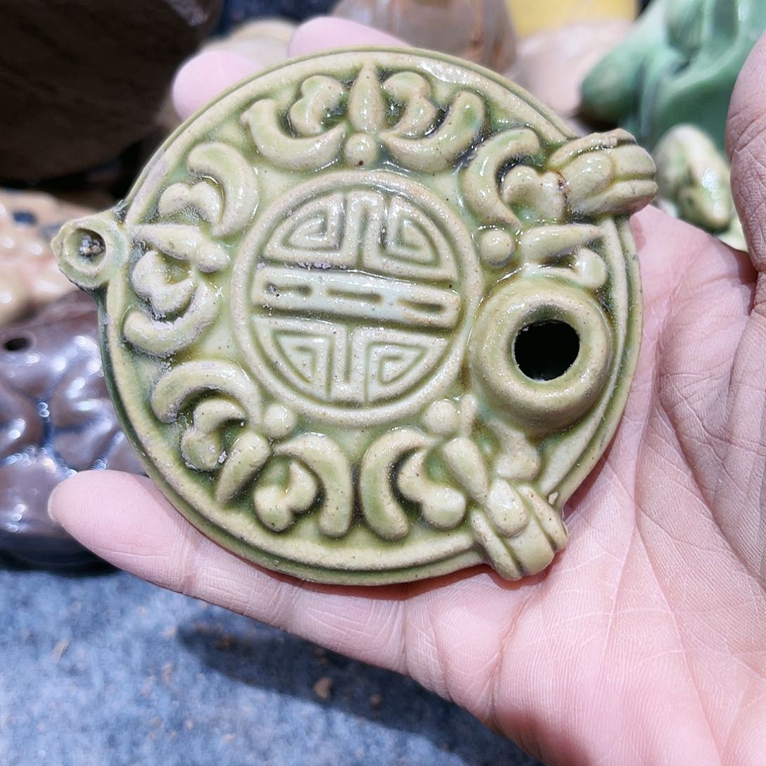 瓦当摆件茶台的一