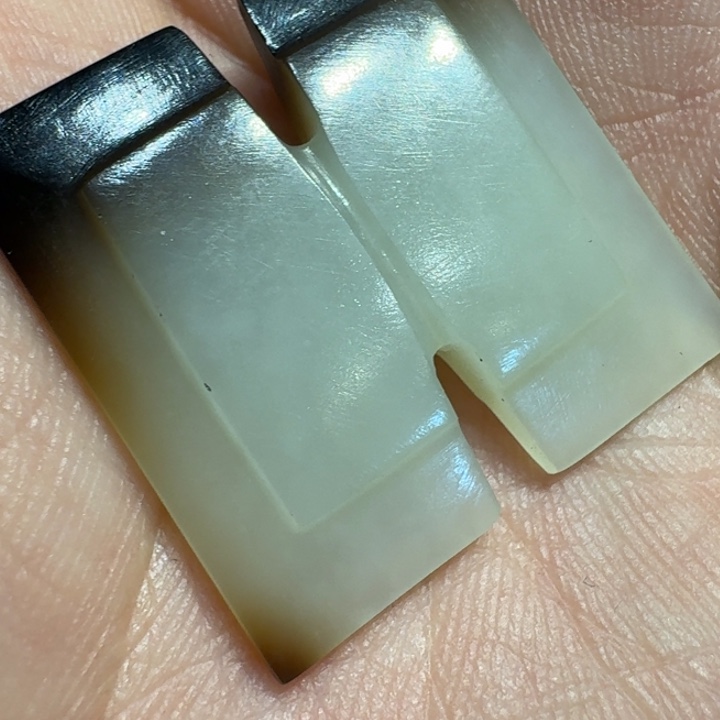 和田玉挂件未镶嵌白*溪