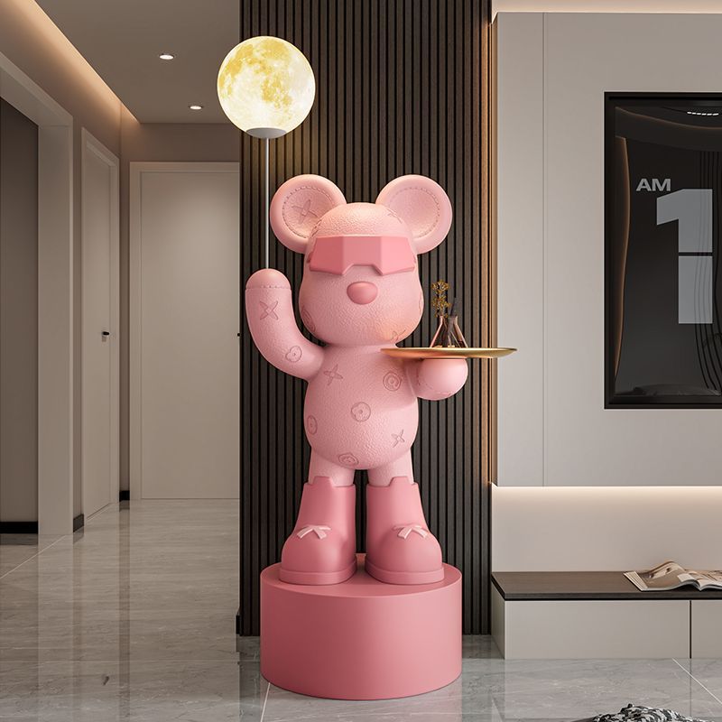新房高颜值暴力熊摆件客厅电视柜沙发家居装饰品乔迁新居送人礼品