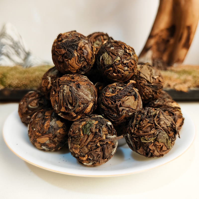 尾 货 福鼎白茶2015陈皮白茶柑香枣香龙珠茶口感醇厚韵味悠长