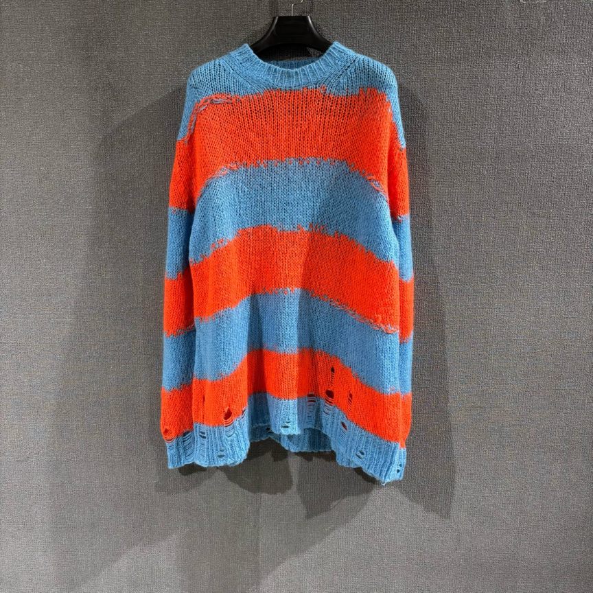 未使用 Acne studio （pm）条纹马海毛毛衣 xxs码/2678