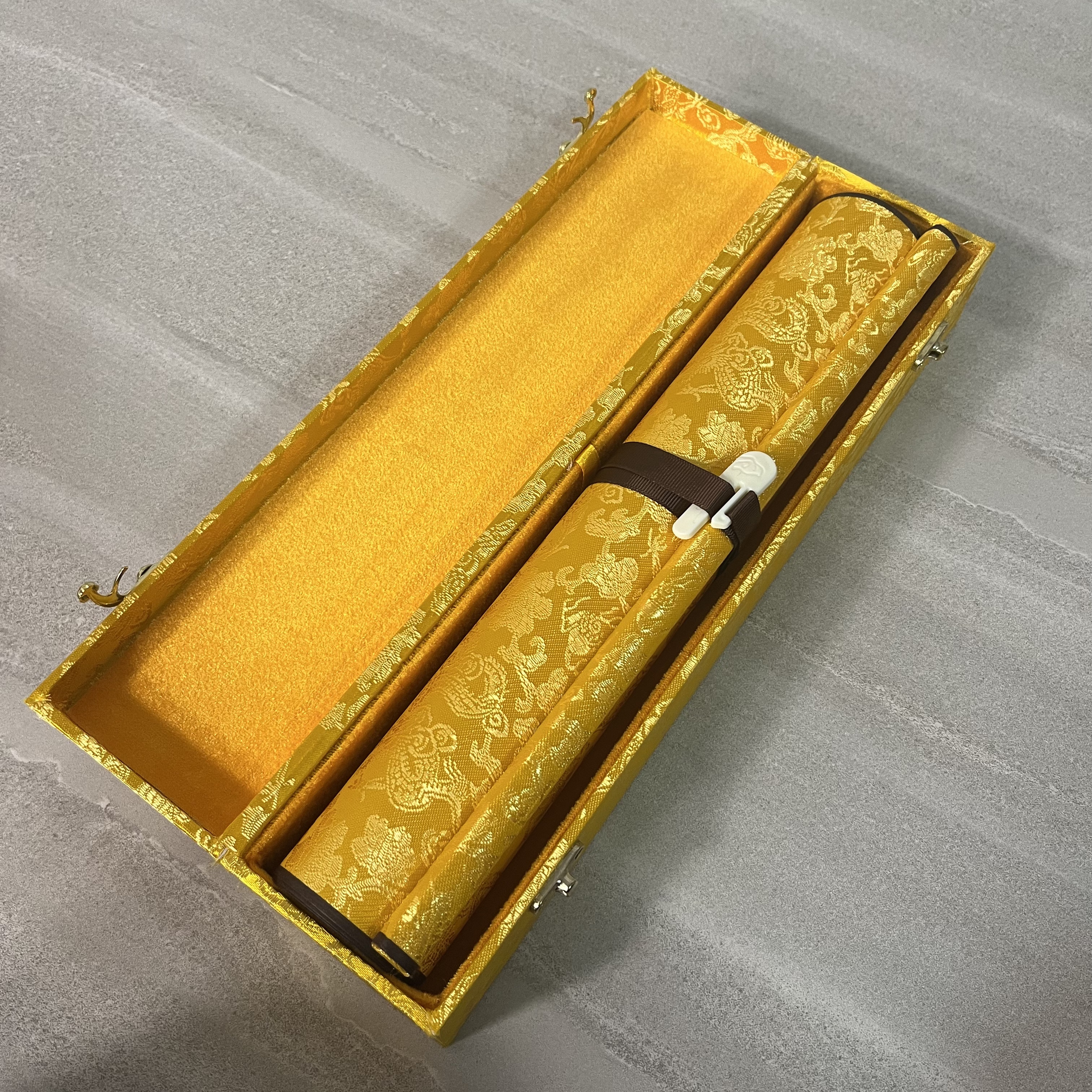 齐振家亲笔手绘手写【龙行天下】500X35cm手卷送锦礼盒收藏送礼作品