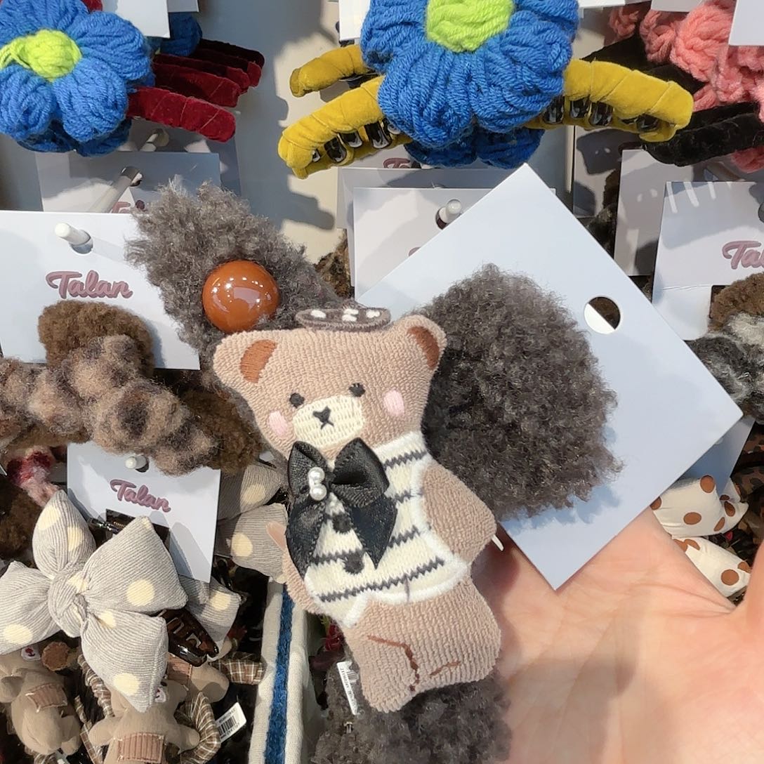 皮质铁合金发饰发夹