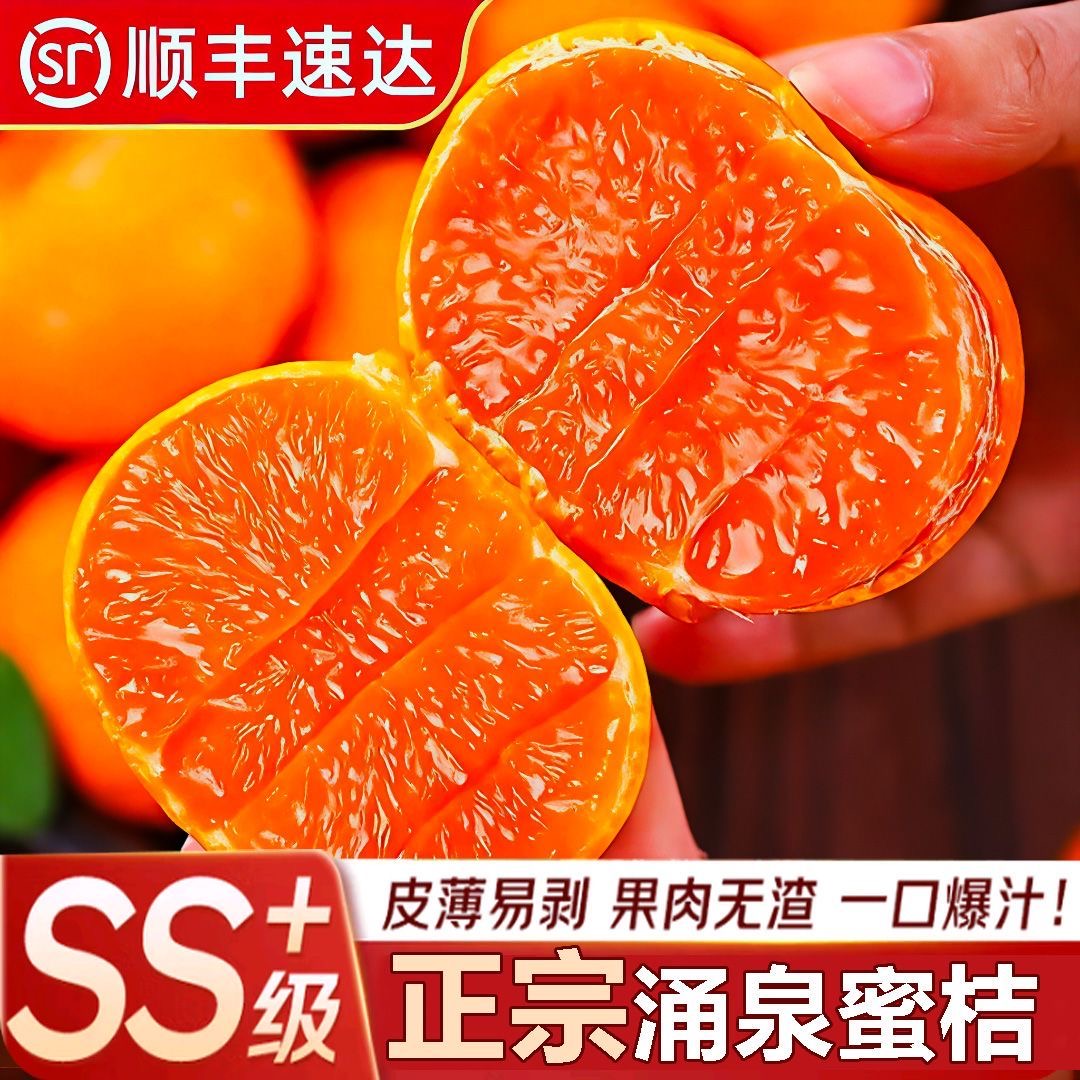 【精品临海涌泉宫川蜜桔】产地直发涌泉蜜桔现摘现发皮薄无渣九分甜