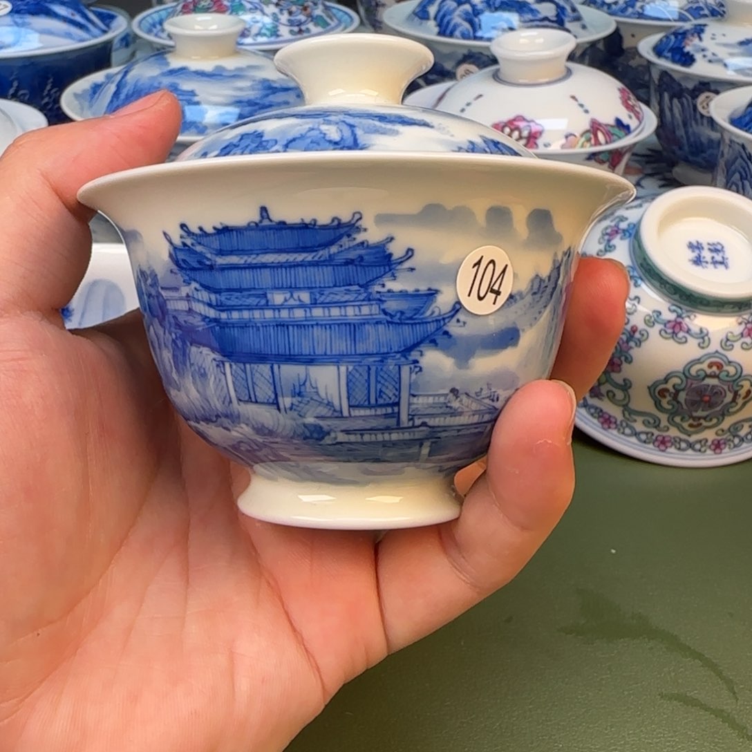 彦祖纯手工手绘茶具104