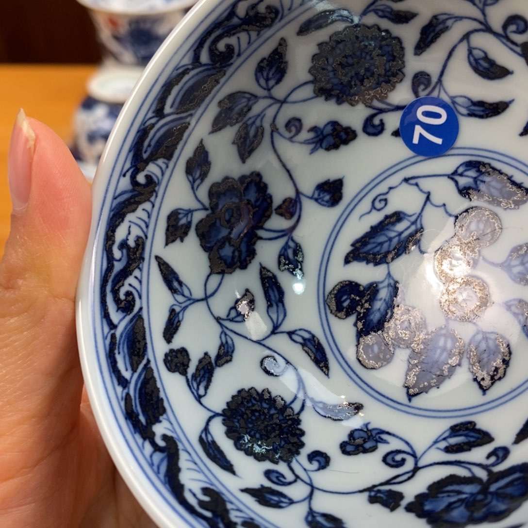 手绘现代茶具非古董