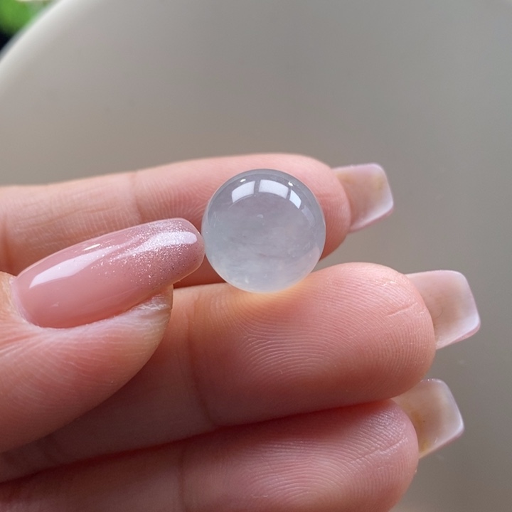 翡翠吊坠(不含链)未镶嵌翡翠高冰茶珠卡13