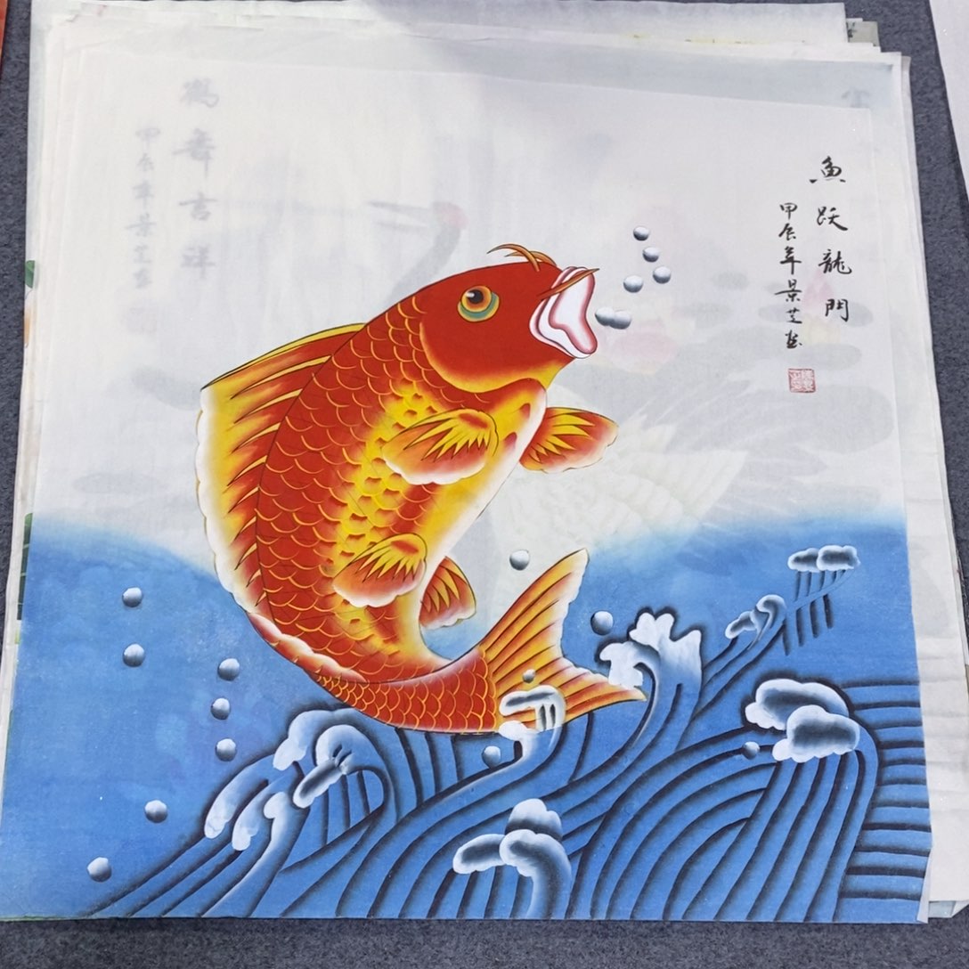 国画尺寸68✖️68工笔斗方画画
