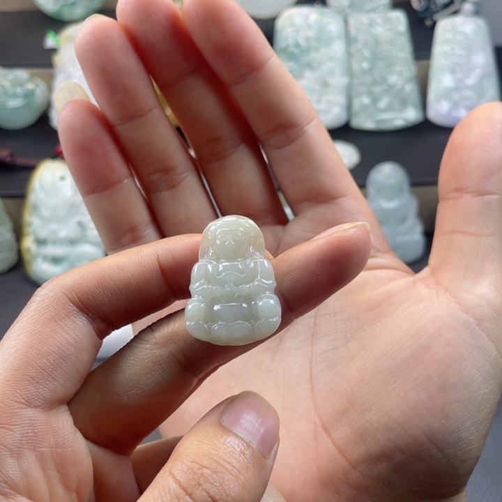 翡翠未镶嵌吊坠(不含链)翡翠