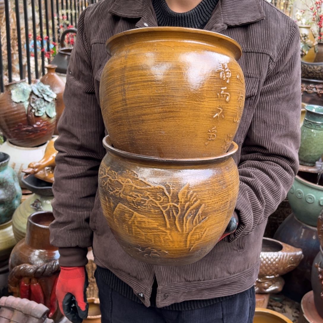 红陶高17口19有孔