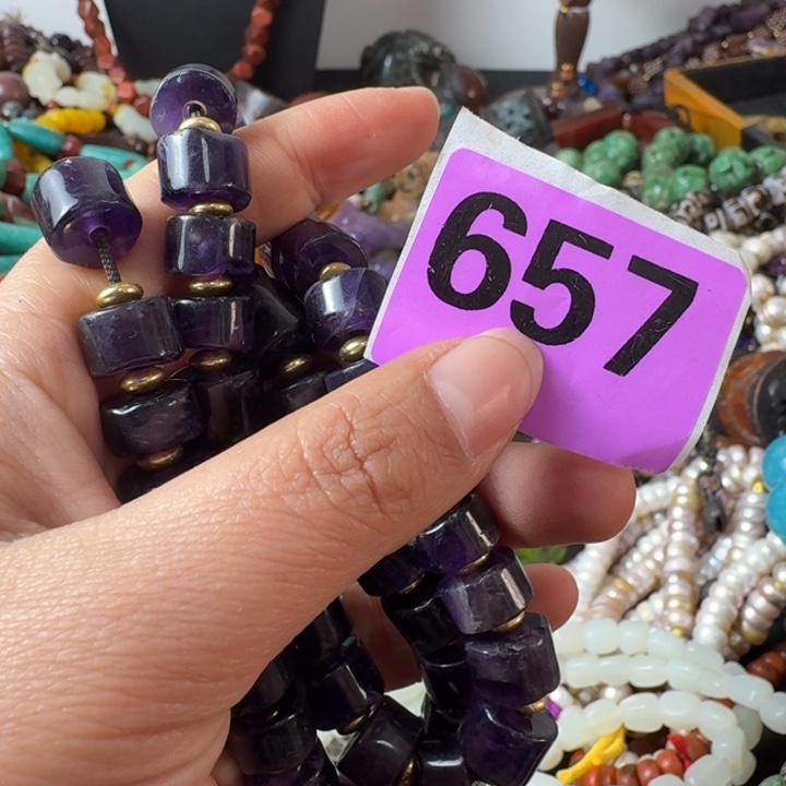 浮***井玛瑙/玉髓未镶嵌颈饰