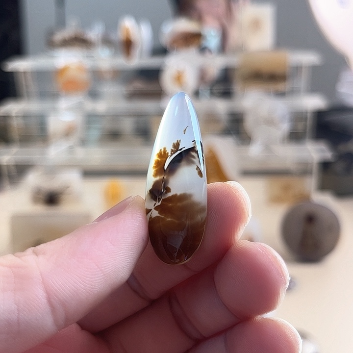 玛瑙/玉髓未镶嵌吊坠(不含链)