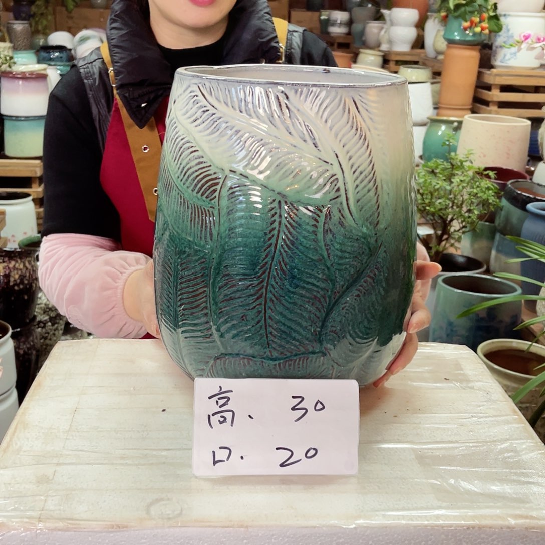 紫砂花盆高度30口径20