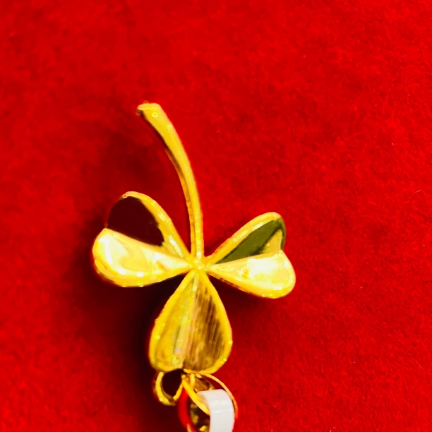 【夏夏专享】足金999饰品 三叶草吊坠 1.17 ZP