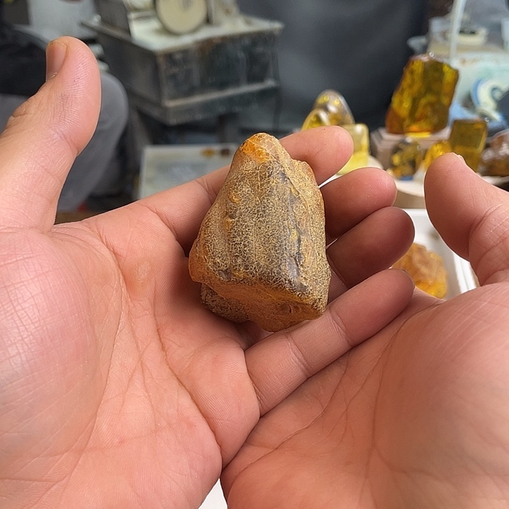 人***生定制琥珀未镶嵌天然琥珀蜜蜡