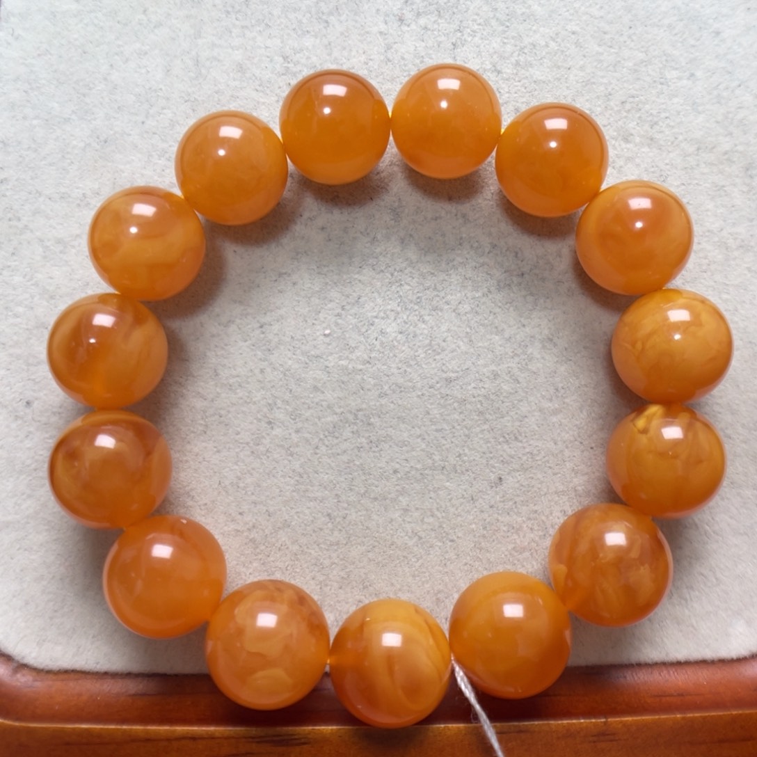 蜜蜡未镶嵌手串蜜蜡