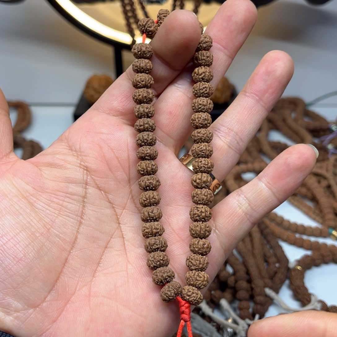 金刚菩提手串我**鱼飞碟六瓣树王