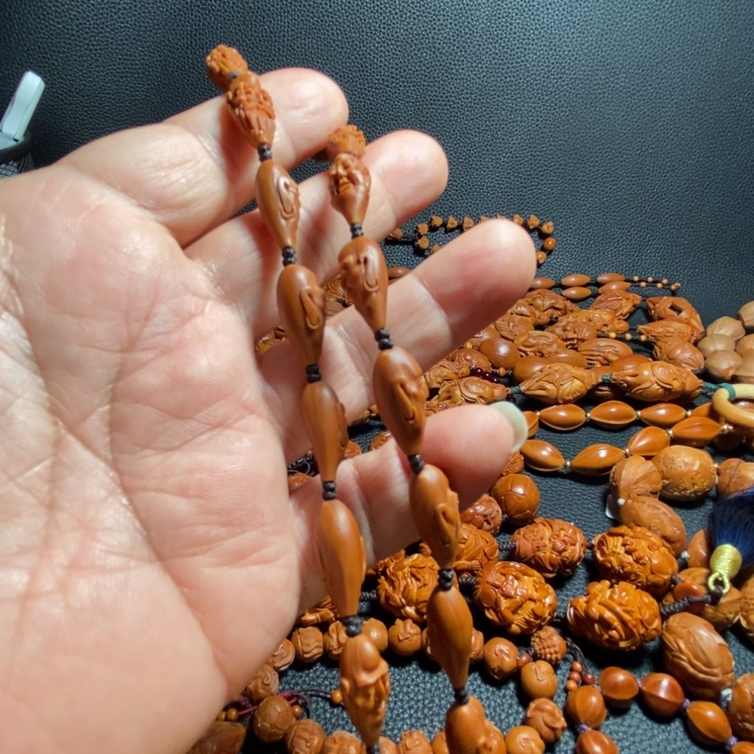 唧***唧橄榄核手串/手链橄榄核0.8纯刀工假一赔四