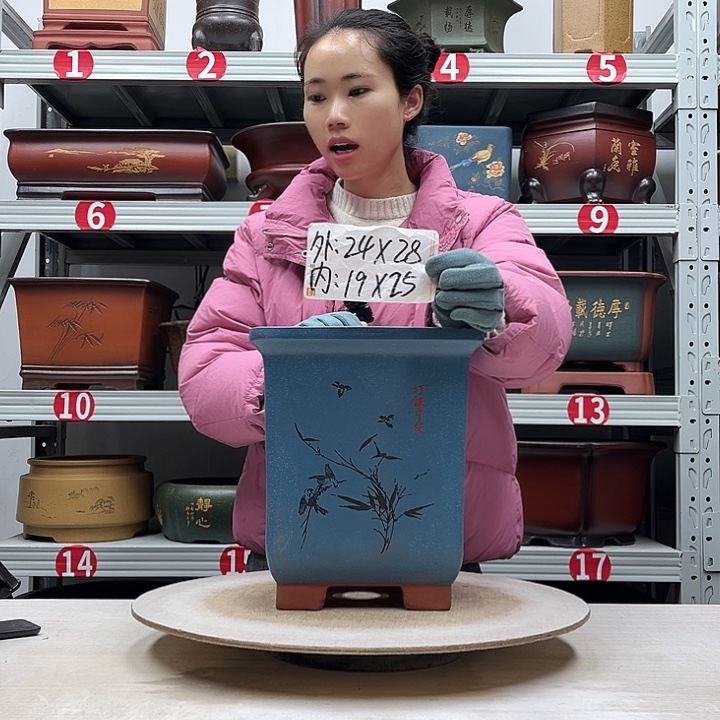 紫砂花盆紫砂花盆