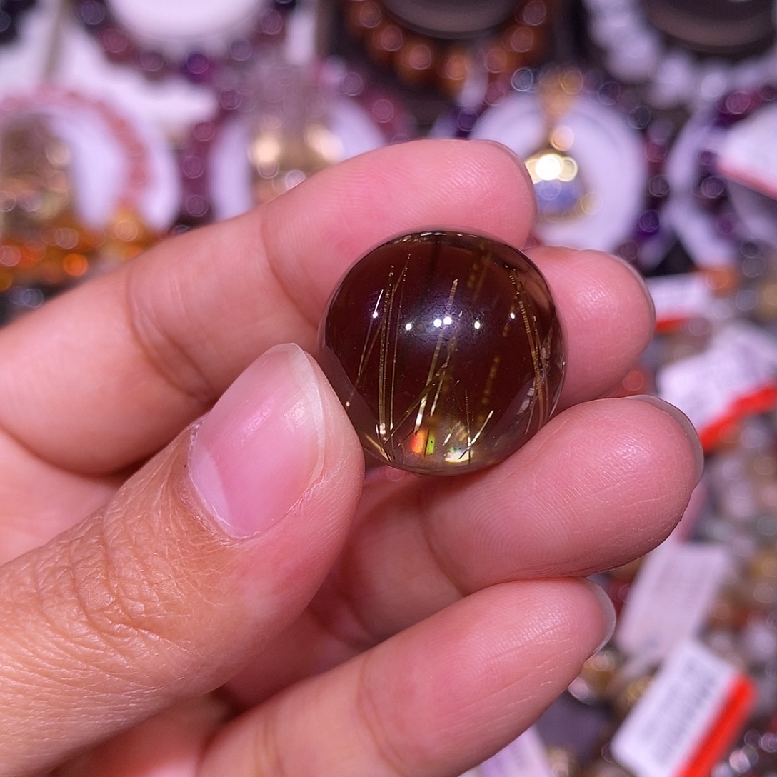 未镶嵌手链水晶单珠20mm