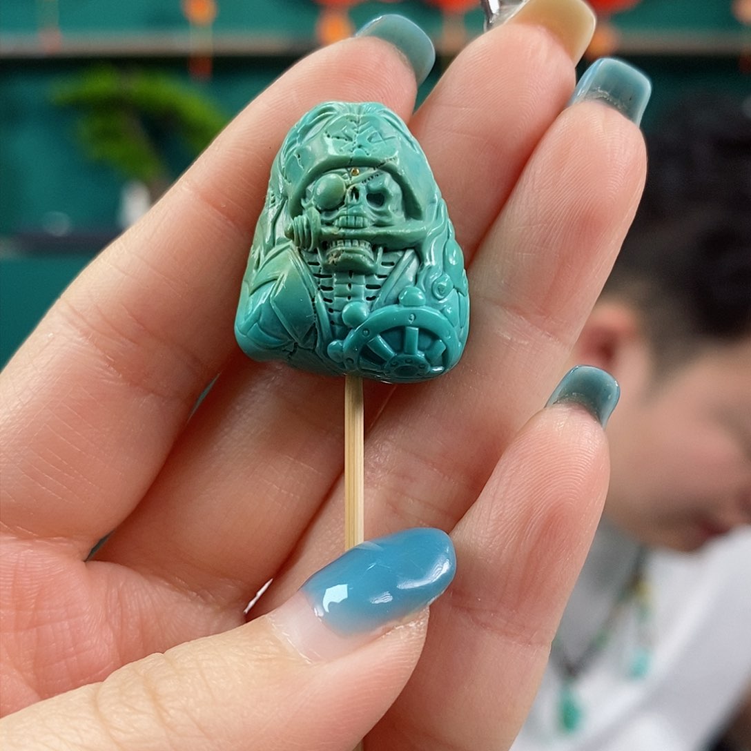 绿松石珠宝奇石未镶嵌