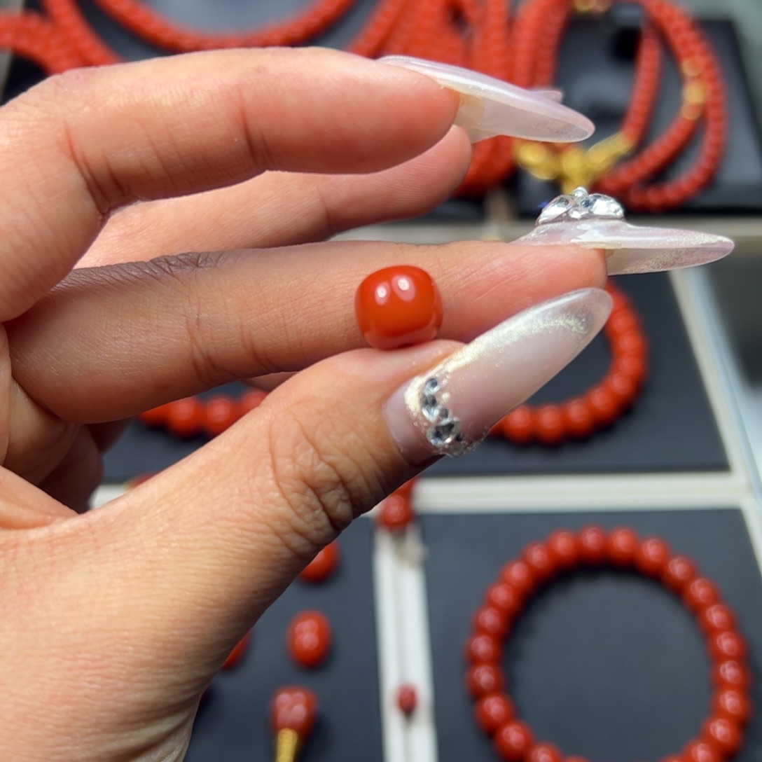 南红玛瑙保山南红珠子未镶嵌山*东山大水沟珠子