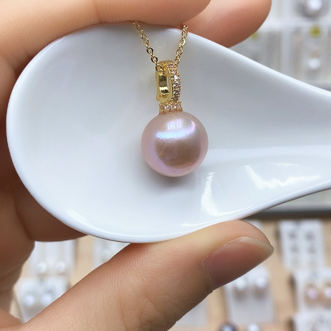 淡水珍珠合金颈饰