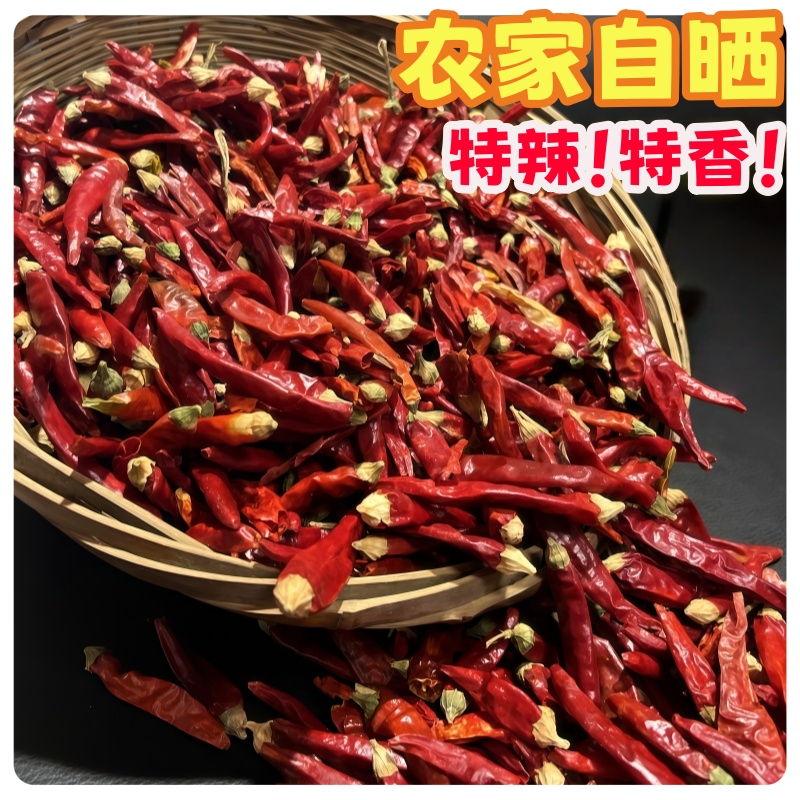 特辣特香农家自晒当季新货特香特辣天然晒干干辣椒产地直发餐饮