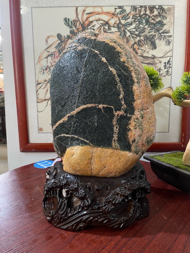 室内平安石摆件【舞动乾坤】高37cm～宽23cm～厚21cm～