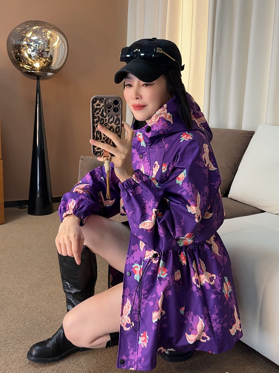 2026年春季新款（风衣）紫色