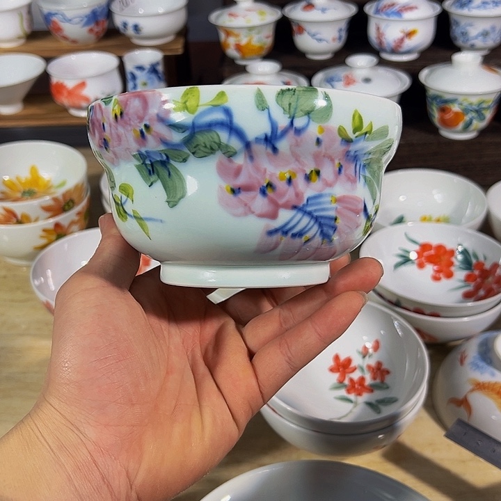 瓷诗*景德镇手工手绘釉下彩陶瓷