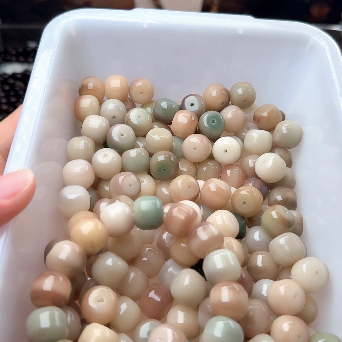 菩提根/象牙果吊坠20颗薄荷彩虹14汉堡