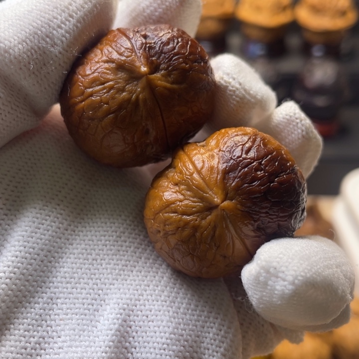 文玩核桃把件粗筋元宝32尺Y4