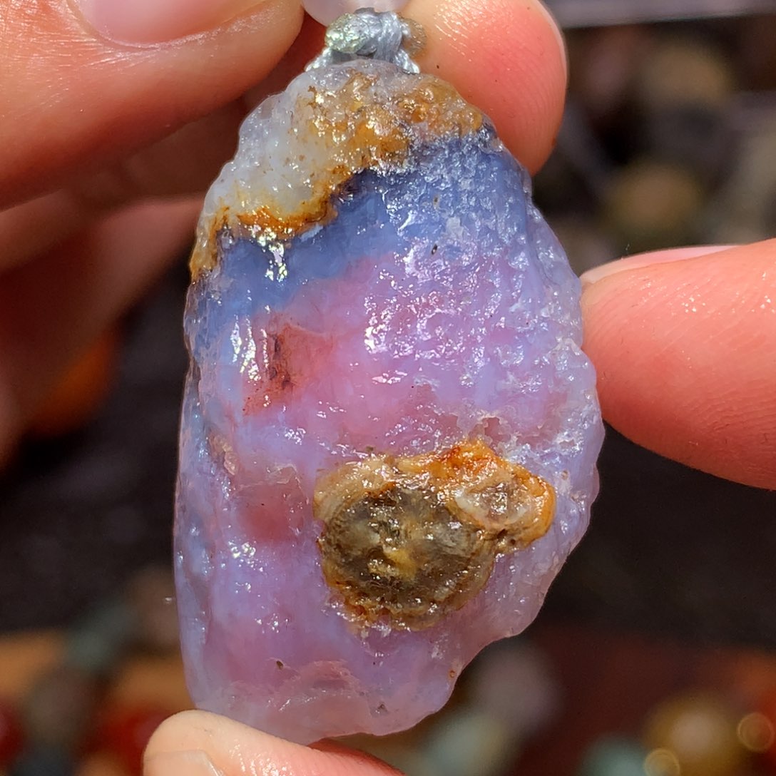 未镶嵌玛瑙/玉髓珠宝半成品