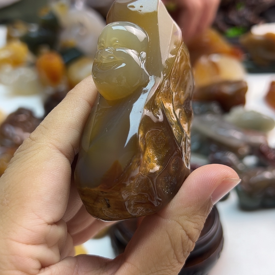 玛瑙/玉髓未镶嵌颈饰